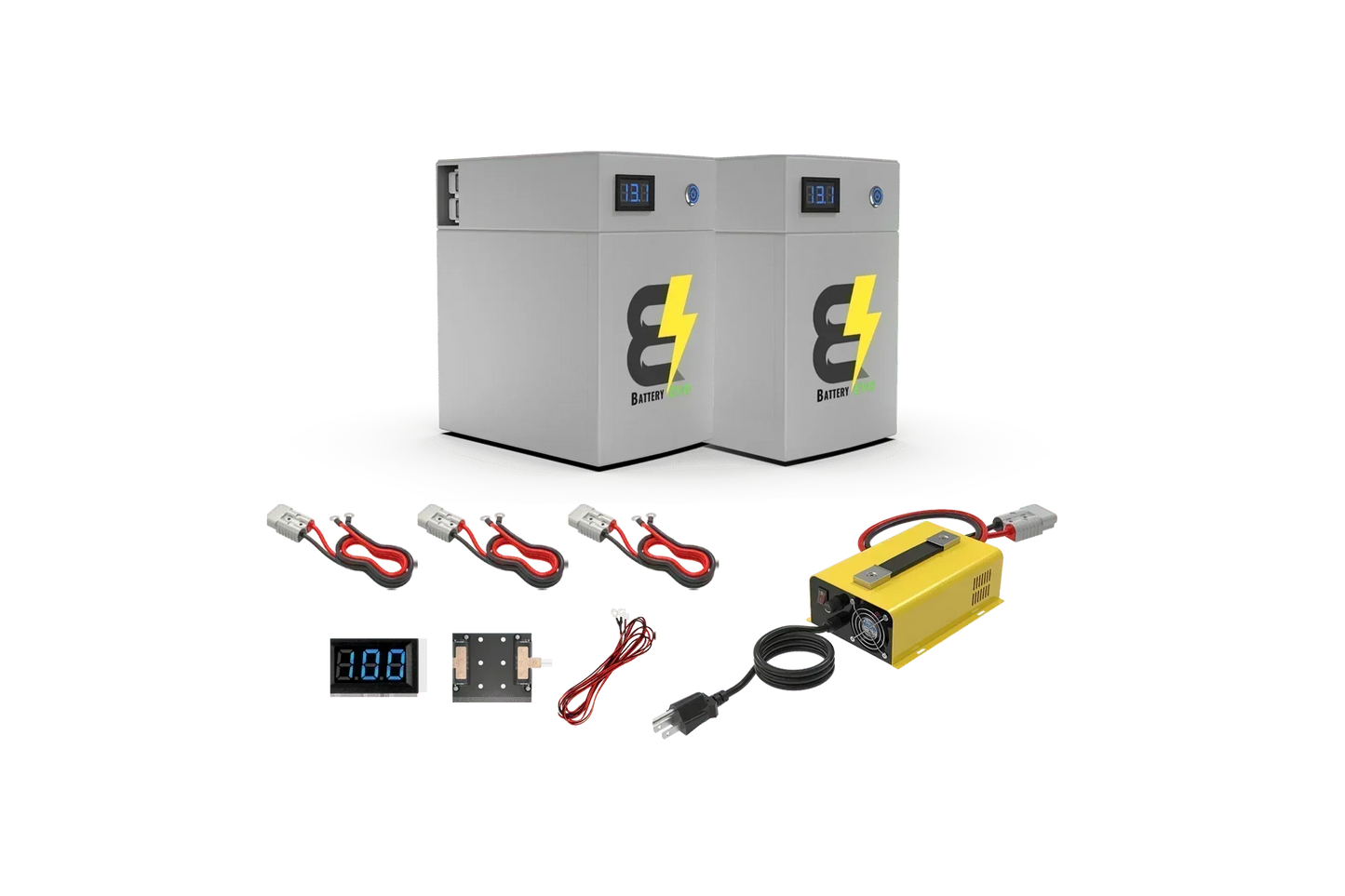 BatteryEVO 12V OWL105 2x Battery Kit (210Ah - 2.7 kWh)