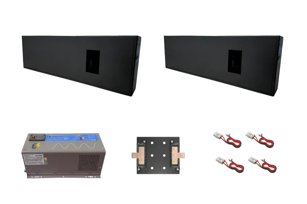 BatteryEVO 12V Razorback 2X Inverter Kit (460Ah - 6 kWh | 3kW Inverter)