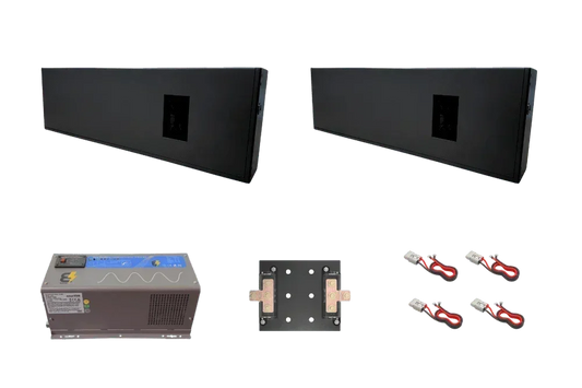 BatteryEVO 12V Razorback 2X Inverter Kit (460Ah - 6 kWh | 3kW Inverter)