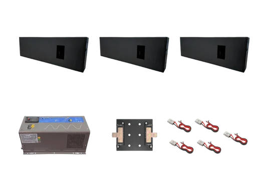BatteryEVO 12V Razorback 3X Inverter Kit (690Ah - 9 kWh | 3kW Inverter)