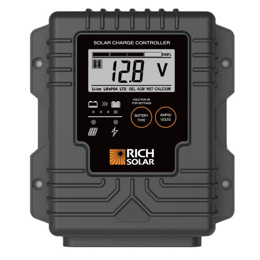 BRAVO Waterproof 10 | 10 Amp Waterproof PWM Solar Charge Controller