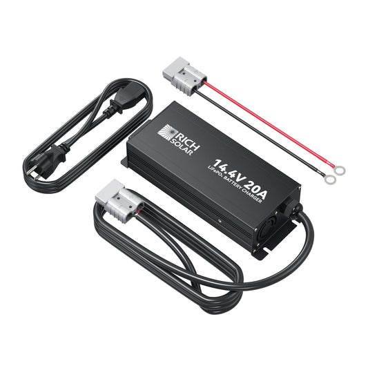 12V(14.6V) 20A | 100-240VAC | 12V LiFePO4 Battery Charger