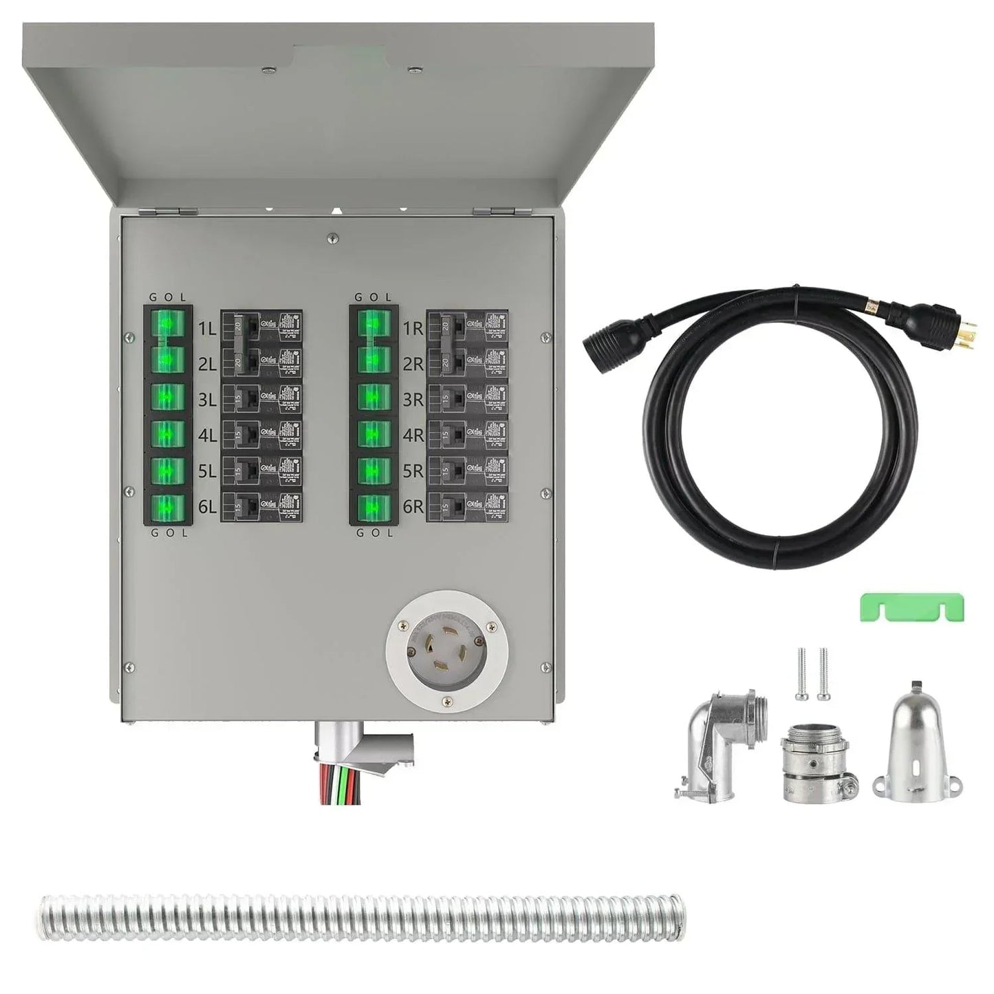 Nature's Generator Lithium 3600 Solar Generator and Transfer Switch