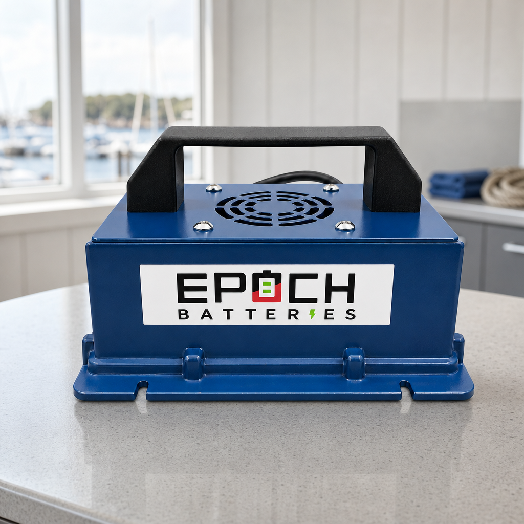 12V 15A Lithium Battery Charger - Epoch Batteries