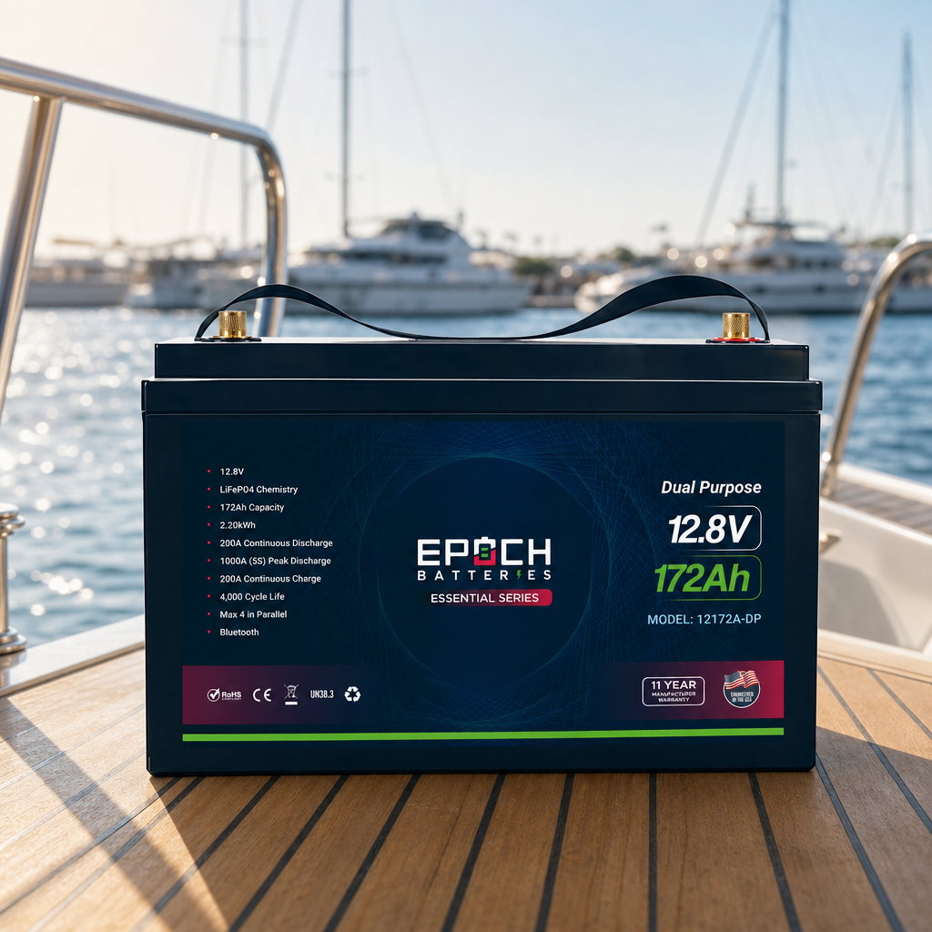 12V 172Ah Cranking & Deep Cycle (Dual Purpose) LiFePO4 Battery