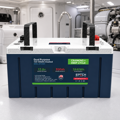 12V 300Ah Cranking & Deep Cycle Lithium Battery (Dual Purpose) - Pro Series
