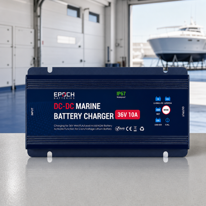 12V to 36V Marine DC-to-DC Charger | Charge on the Run