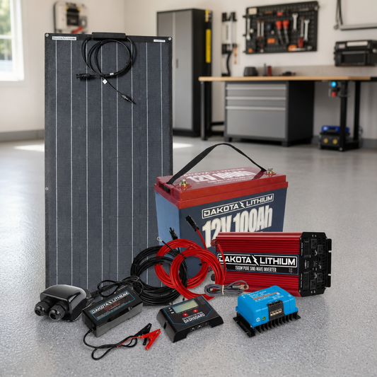 Dakota Lithium 12V 100AH Off-Grid Power System lifestyle hero image