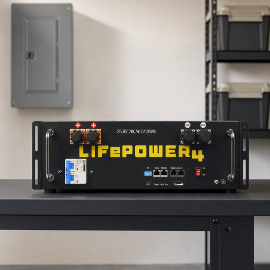EG4 LifePower4 V2 | 24V 200AH Server Rack Battery | 10 Year Warranty lifestyle hero image