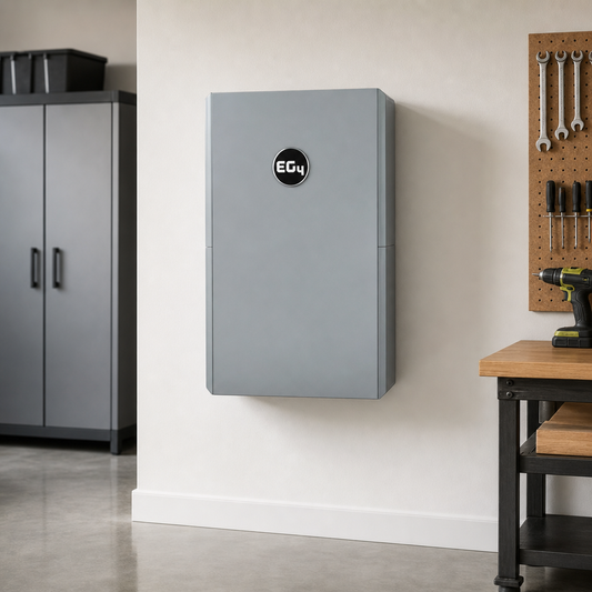 EG4 PowerPro Wall-Mount 14.3kWh LiFePO4 Battery, IP65, UL-Certified lifestyle hero image