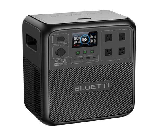BLUETTI AC180T Portable Power Station 1800W 1433Wh Backup Power