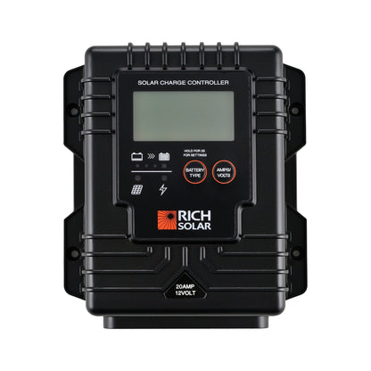 BRAVO Waterproof 20 | 20 Amp Waterproof PWM Solar Charge Controller
