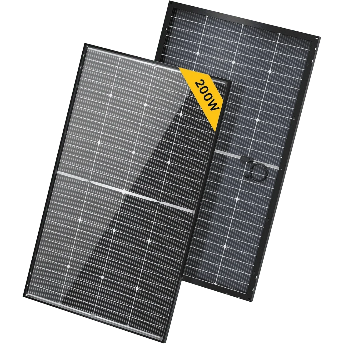 BougeRV 16BB N-Type 200 Watt Bifacial Solar Panel