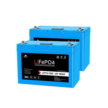 Sungold Power 12V 100AH LiFePO4 Deep Cycle Lithium Battery / Bluetooth /Self-heating / IP65