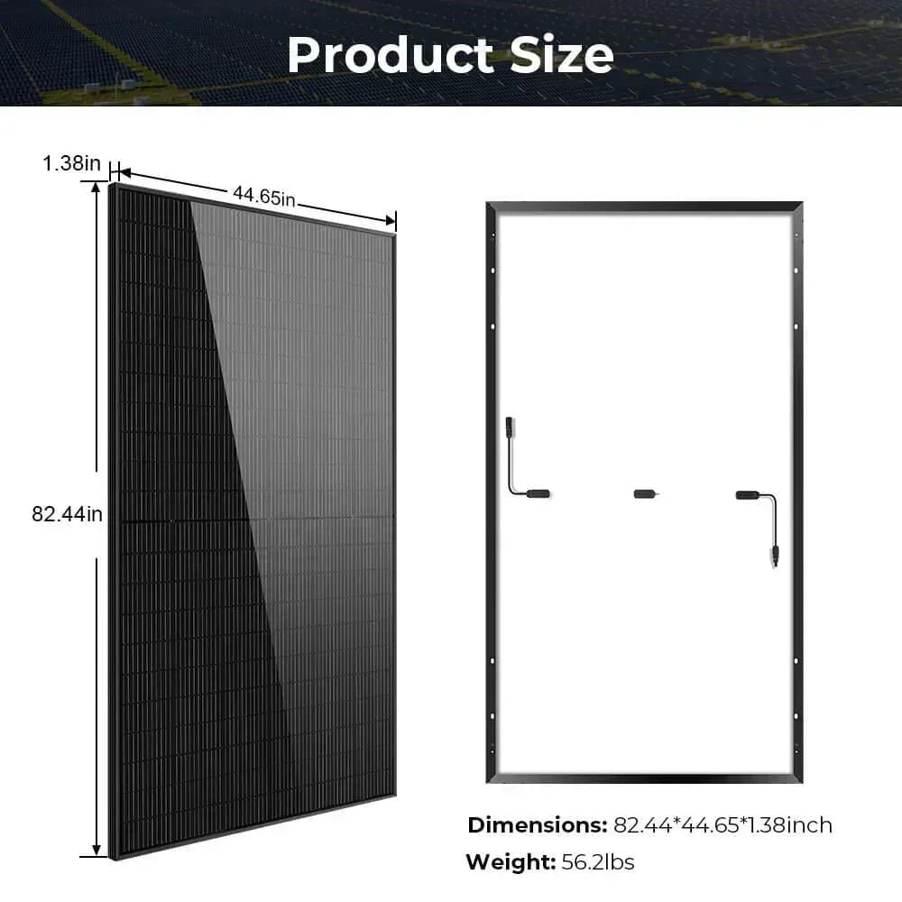 Sungold Power 500W MONO BLACK PERC SOLAR PANEL FULL PALLET (32 PANELS)