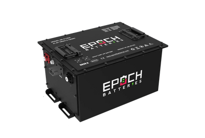Epoch Batteries 48V 105Ah - LiMax Series - Lithium (LiFePO4) Golf Cart Battery - Complete Kit