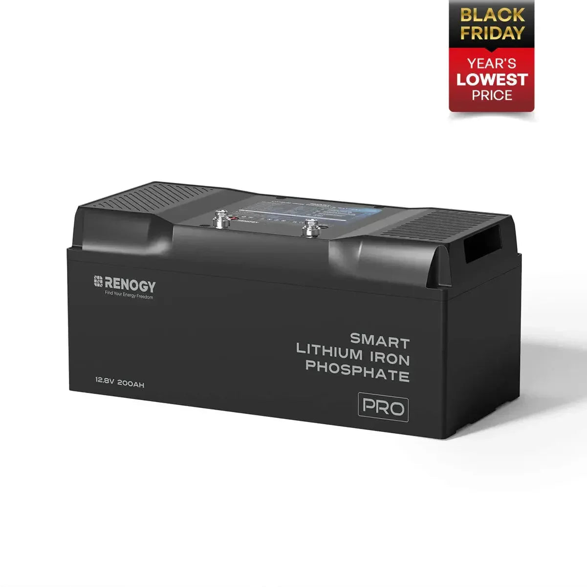 Renogy Pro - 12V 100Ah/200Ah Smart LiFePO4 Battery w/ Bluetooth & Self-Heating