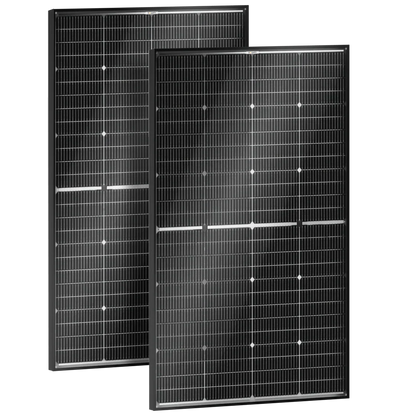 BougeRV 16BB N-Type 12V/24V 100 Watt Bifacial Solar Panel