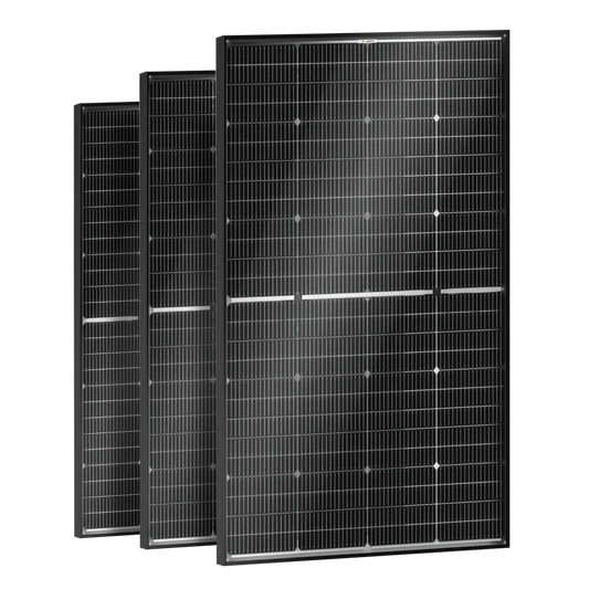 24V N-Type 300 Watt 16BB Bifacial Solar Panel (3x100W)