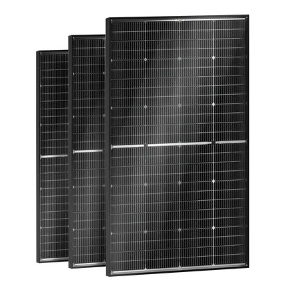 BougeRV 16BB N-Type 12V/24V 100 Watt Bifacial Solar Panel