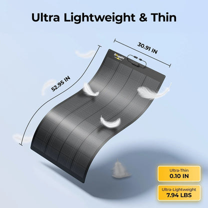 BougeRV 12V 400 Watt Arch Pro Solar System Kit