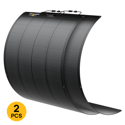 BougeRV Arch 2.0 100W N-Type Fiberglass Flexible Solar Panel