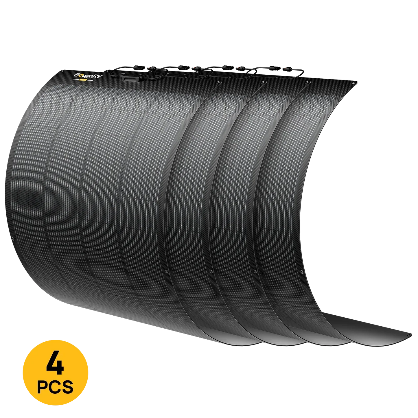 BougeRV Arch Pro 200W N-Type TOPCon Flexible Solar Panel (12V/24V Compatible)