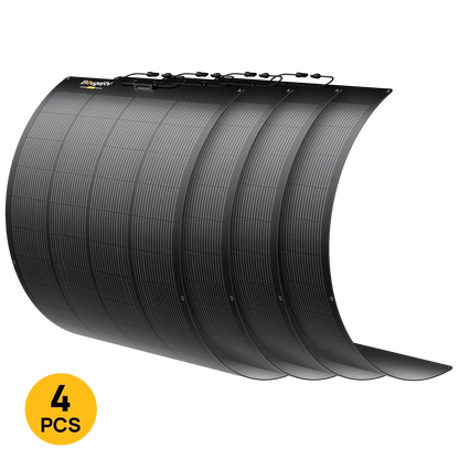 BougeRV Arch Pro 200W N-Type TOPCon Flexible Solar Panel (12V/24V Compatible)