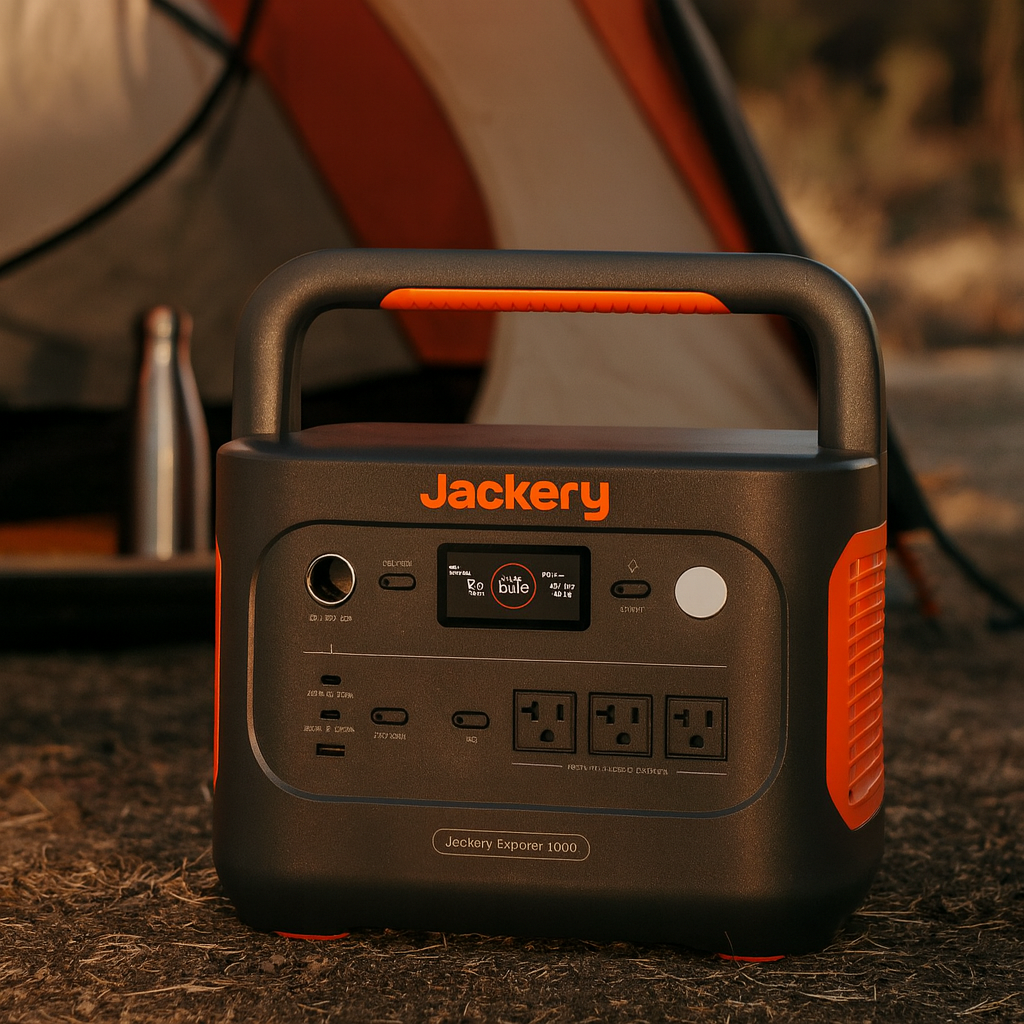 Jackery Portable Power Station Explorer 1000 v2 Off-Grid Power Supply for Remote Sites lifestyle hero image