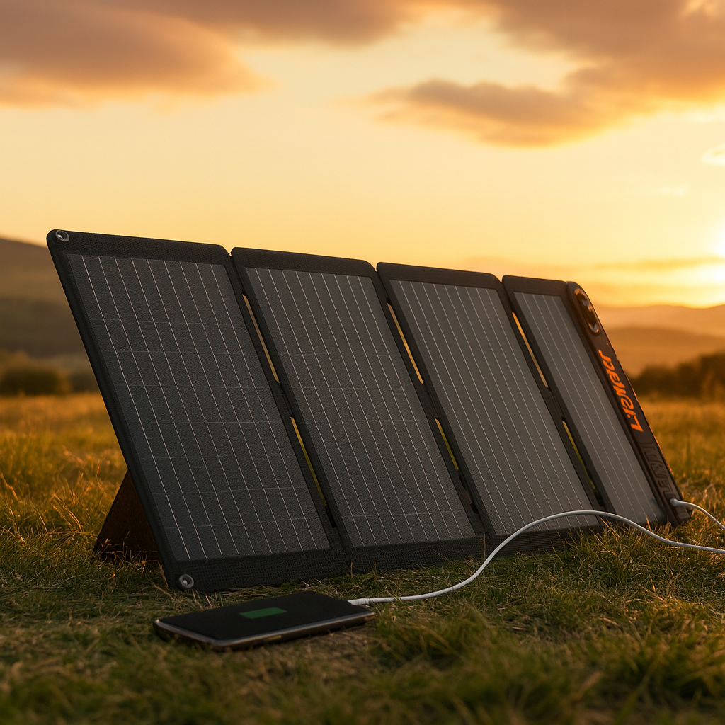 Jackery SolarSaga 40 Air Portable Solar Panel With Usb Direct Charging For Off Grid Smartphone Power On The Go lifestyle hero image