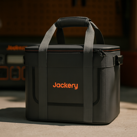 Jackery Protective Carrying Bag for Portable Power Stations Explorer 1000 v2 and Explorer 2000 v2 lifestyle hero image