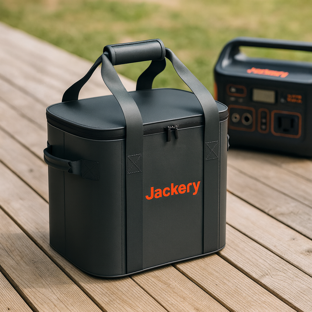 Jackery Carrying Case M For Explorer Power Stations And Accessories Portable One Hand Transport Bag lifestyle hero image