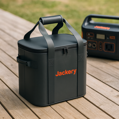 Jackery Carrying Case M For Explorer Power Stations And Accessories Portable One Hand Transport Bag lifestyle hero image