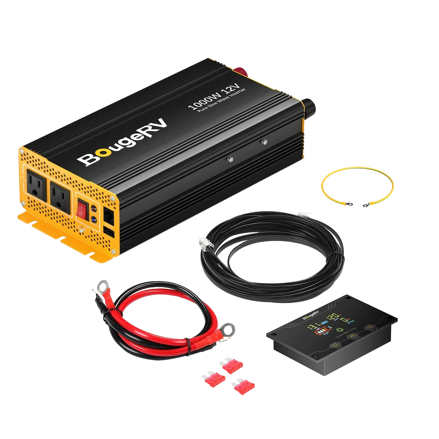 BougeRV 12V 200 Watt Flexible Solar System Kit