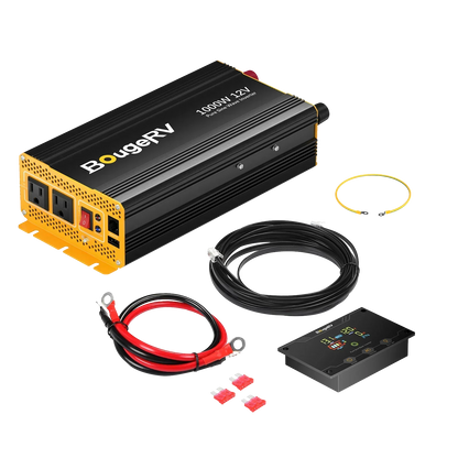 BougeRV 12V 200 Watt Flexible Solar System Kit
