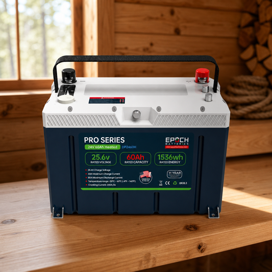 24V 60Ah Pro Series LiFePO4 Battery (1.54kWh)