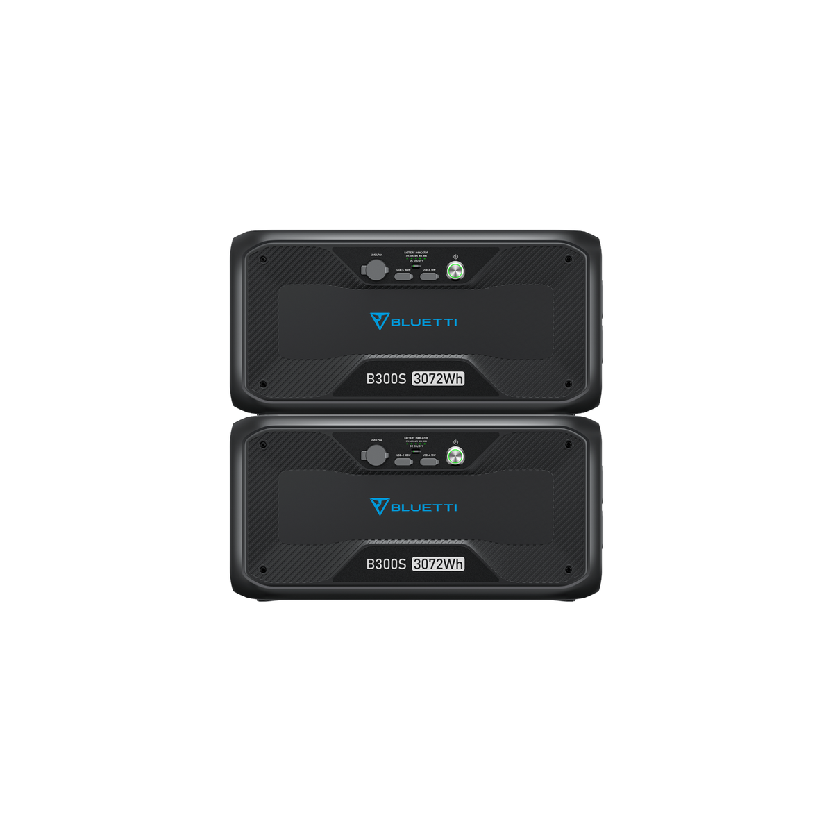 Two BLUETTI B300S expansion batteries