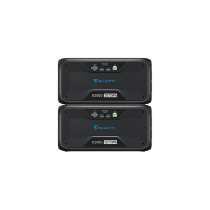 Two BLUETTI B300S expansion batteries