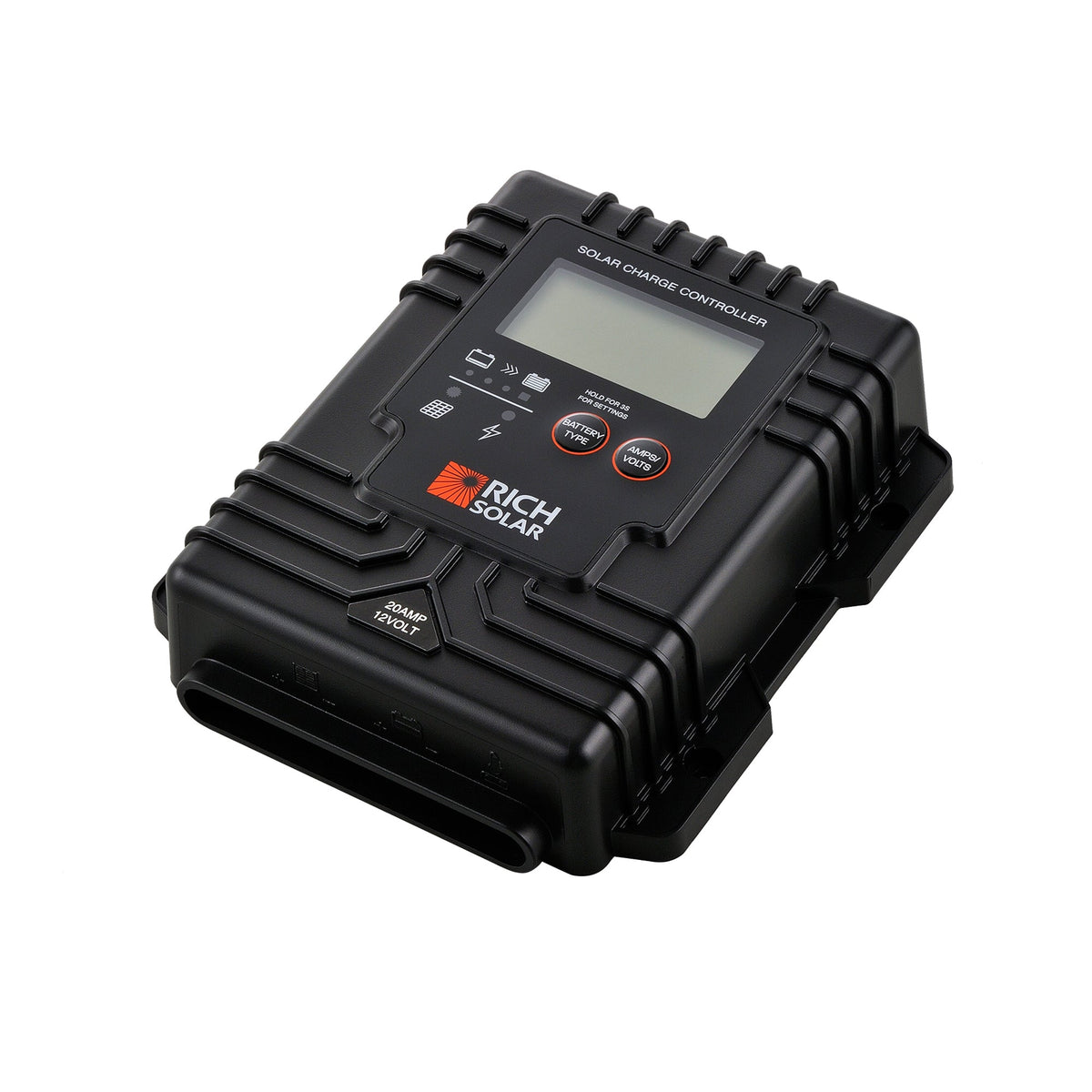 BRAVO Waterproof 20 | 20 Amp Waterproof PWM Solar Charge Controller