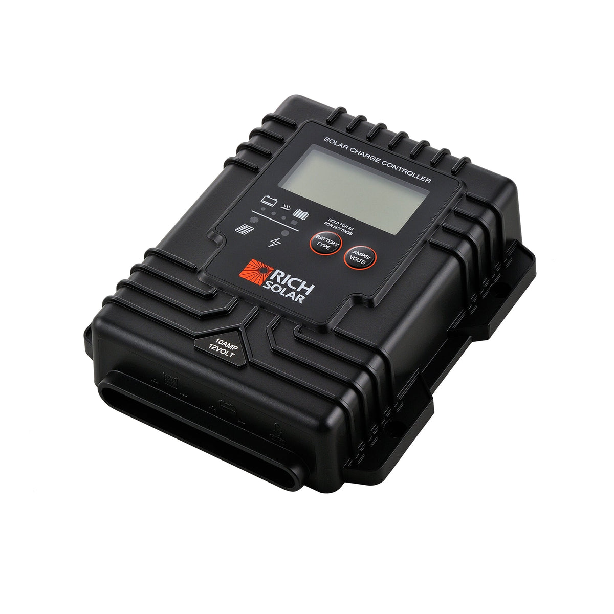 BRAVO Waterproof 10 | 10 Amp Waterproof PWM Solar Charge Controller
