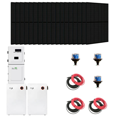 MidNite Power Hybrid Solar Kit Kit-MidNite-01 With 11.4kW Split Phase Inverter And 16.1kWh LiFePO4 Battery