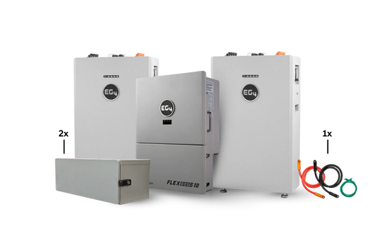 EG4 Hybrid Power Kit | 13kW 120/240V Output 48VDC - 32kWh System Bundle | 1 x EG4 FlexBoss18 Hybrid Inverter + 2 x EG4 All-Weather 314Ah Battery