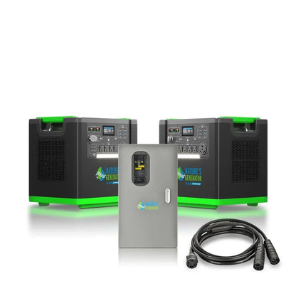 Nature's Generator Lithium 6000 and Transfer Switch