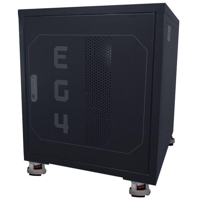 EG4 Enclosed Battery Rack [Pre-Assembled] | 3 Slot | Wheels Included