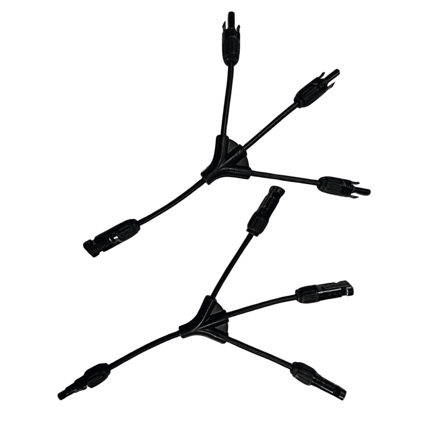 Nature's Generator 3-Way MC4 Branch Connectors for Solar Panel Parallel Connection