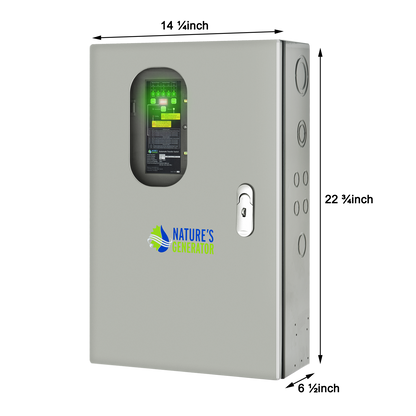 30A Automatic Generator Transfer Switch for Home Backup Power with 50A Bus Bar and Automatic Power Transfer