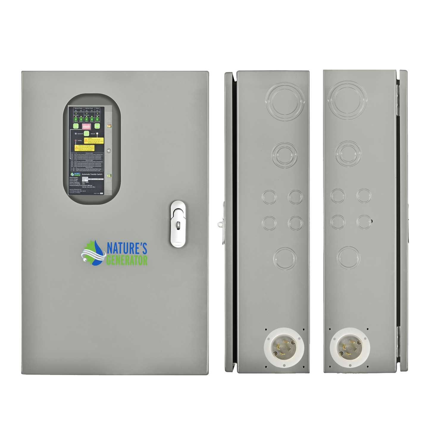 30A Automatic Generator Transfer Switch for Home Backup Power with 50A Bus Bar and Automatic Power Transfer