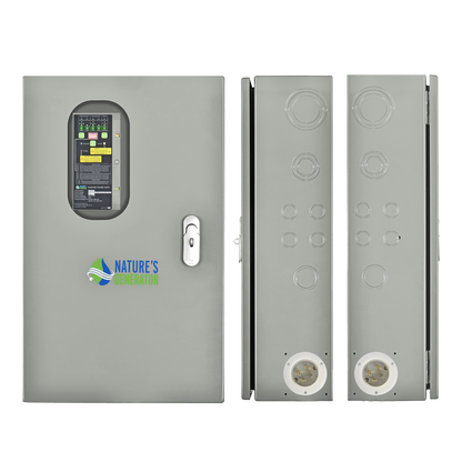30A Automatic Generator Transfer Switch for Home Backup Power with 50A Bus Bar and Automatic Power Transfer
