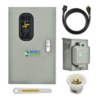 30A Automatic Generator Transfer Switch for Home Backup Power with 50A Bus Bar and Automatic Power Transfer