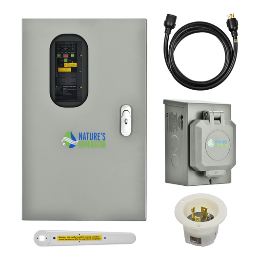 30A Automatic Generator Transfer Switch for Home Backup Power with 50A Bus Bar and Automatic Power Transfer